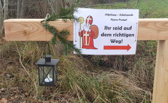 Nikolausschatzsuche am Sonntag, 6. Dezember 2020