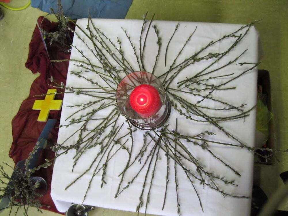 Kinderliturgiefeier Palmsonntag 2015, Pfarre Neumarkt im Mühlkreis