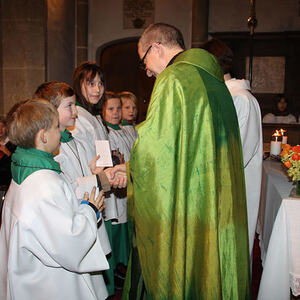Familienmesse mit Ministrantenaufnahme am 17.11.2013
