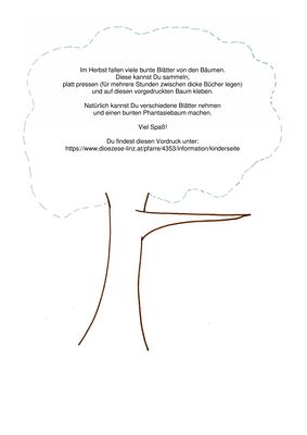 Vordruck Baum
