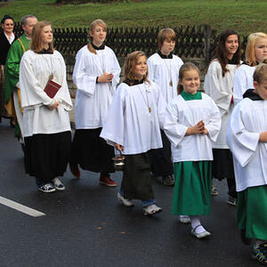 Festzug mit der Erntekrone
