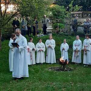 Osterfeuer im Klostergarten 2025