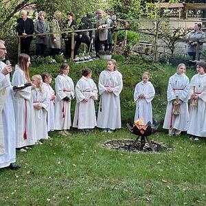 Osterfeuer im Klostergarten 2025